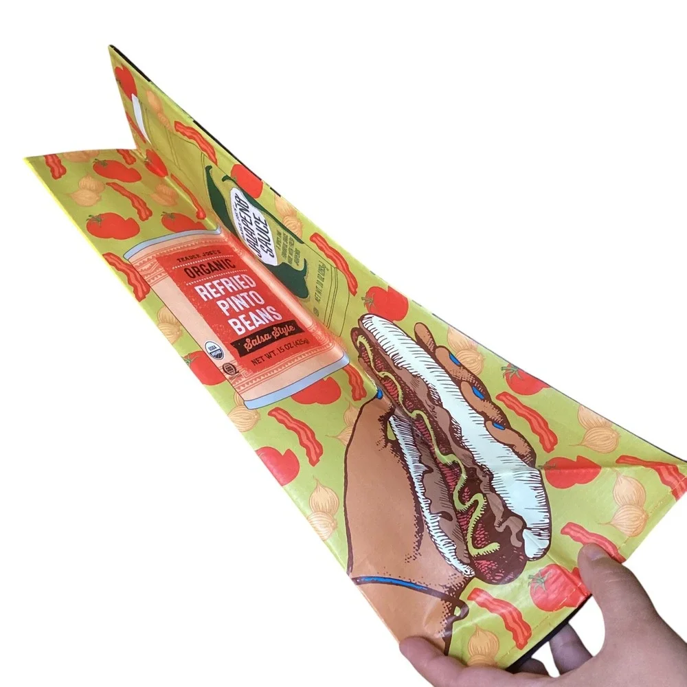 Trader Joes Arizona State Reusable Grocery Bag Tote 6 Gallon Hummingbird New